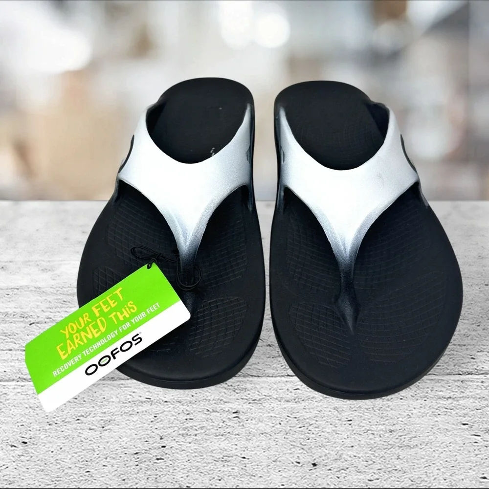 OOFOS Sandal Flip Flops OOFOAM Mens Size 16‎ 1001 GRPH - GRAPHITE Sport Black